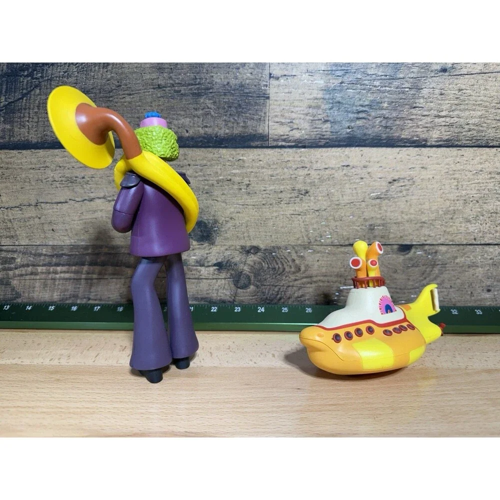 McFarlane The Beatles Yellow Submarine Figure With Submarine And Working